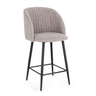 BT PRINCESS Grey design Upholstered bar stools